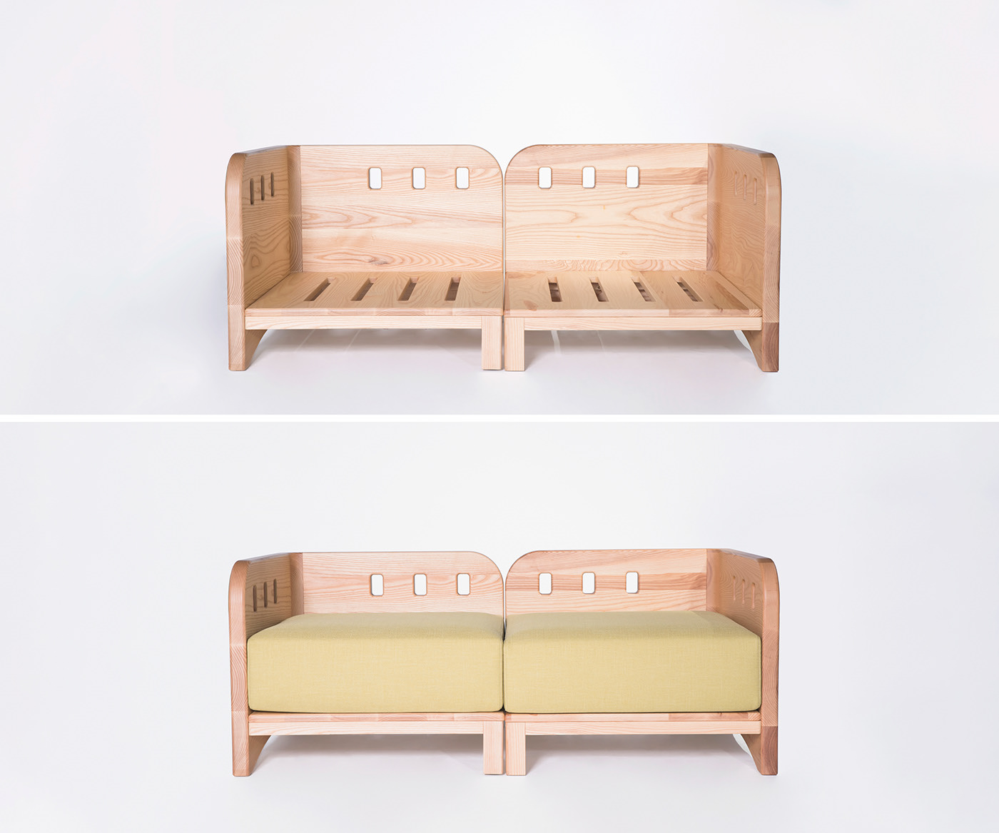 sofa，TOWNWood，Combined wooden sofa，