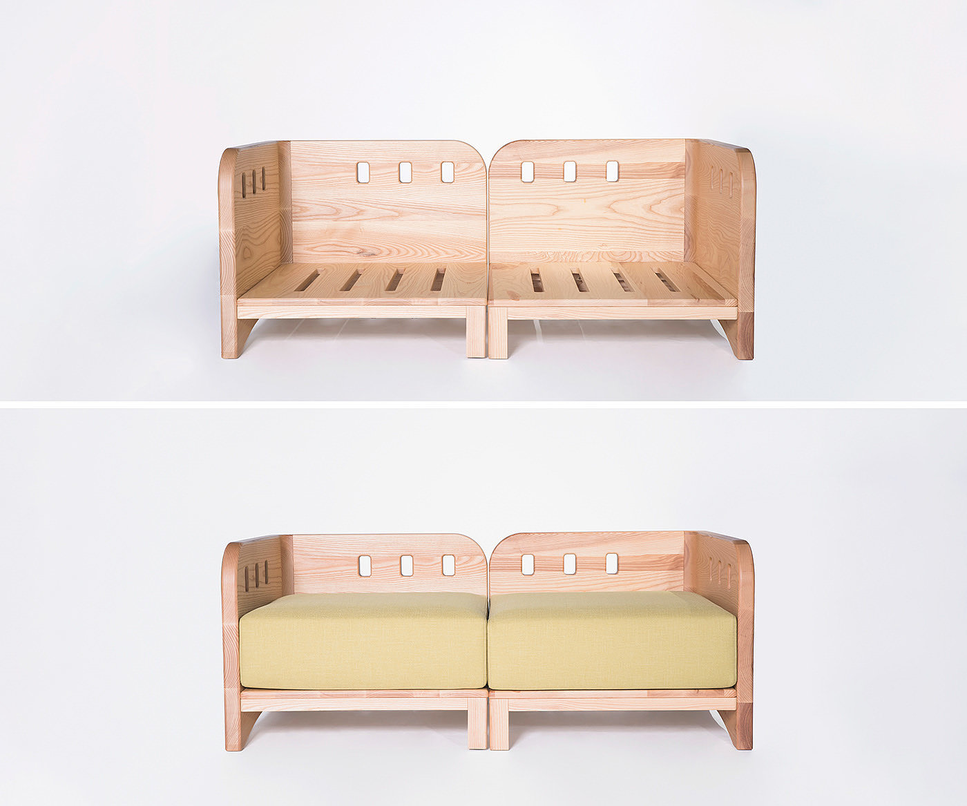 sofa，TOWNWood，Combined wooden sofa，