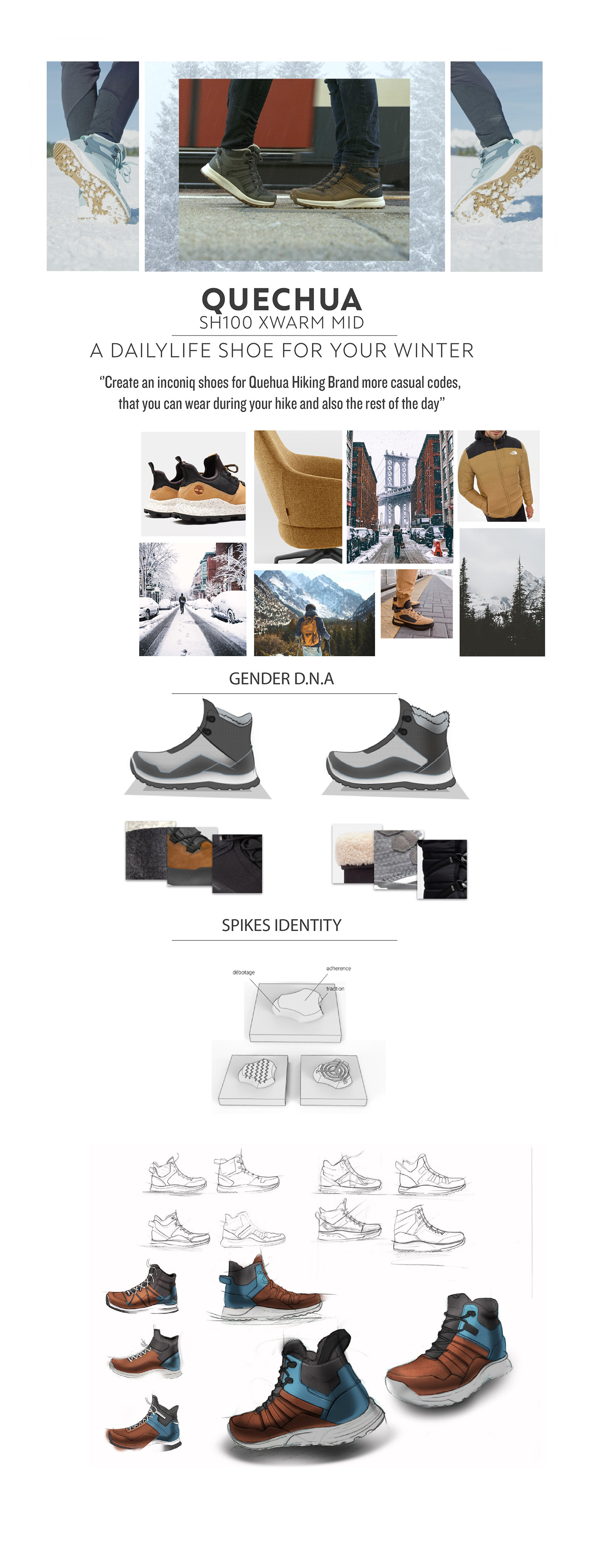 Boots，winter，shoes，QUECHUA，Mountaineering，