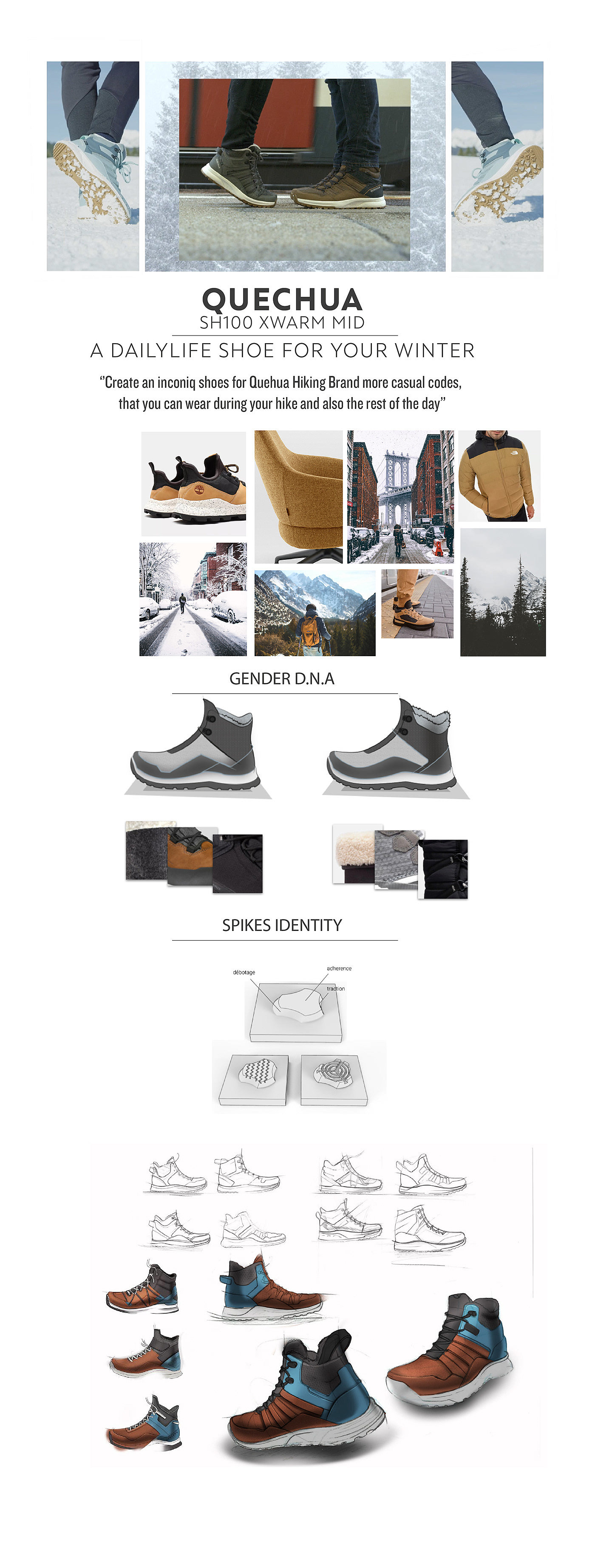 Boots，winter，shoes，QUECHUA，Mountaineering，