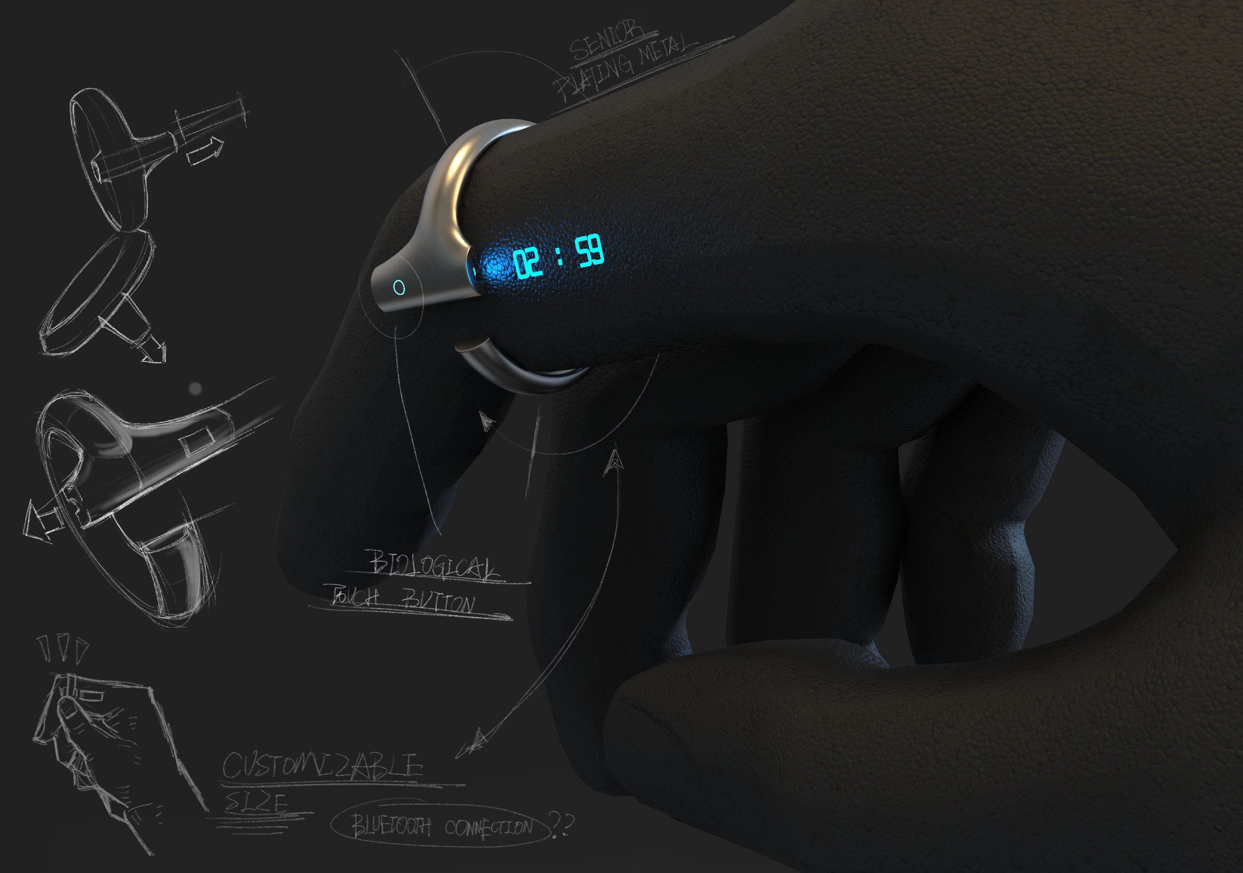 Ring，concept，Student works，Creative ring，