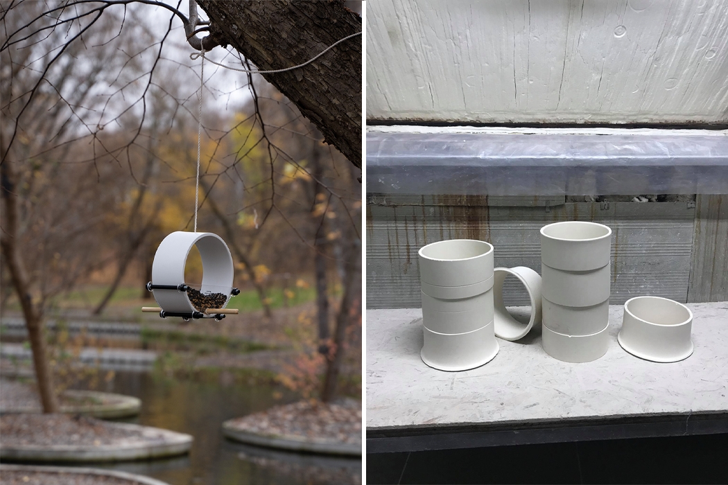 Feeder，bird，Clay，