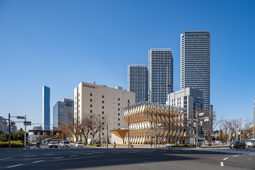 Wooden pavilion，Exhibition hall，transparent，
