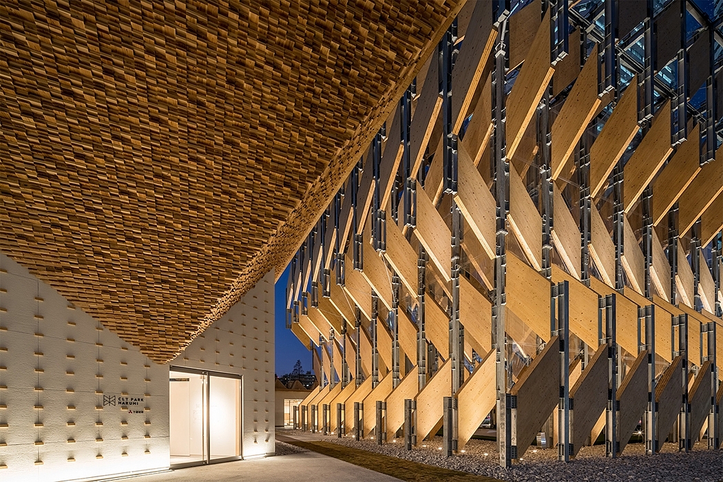 Wooden pavilion，Exhibition hall，transparent，