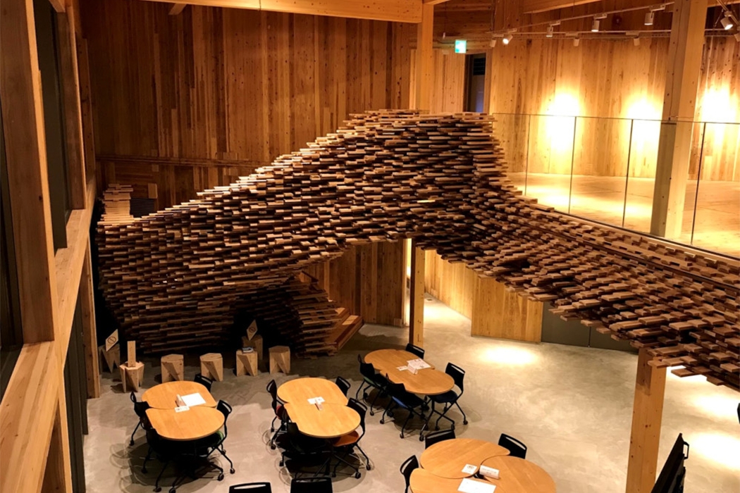 Wooden pavilion，Exhibition hall，transparent，