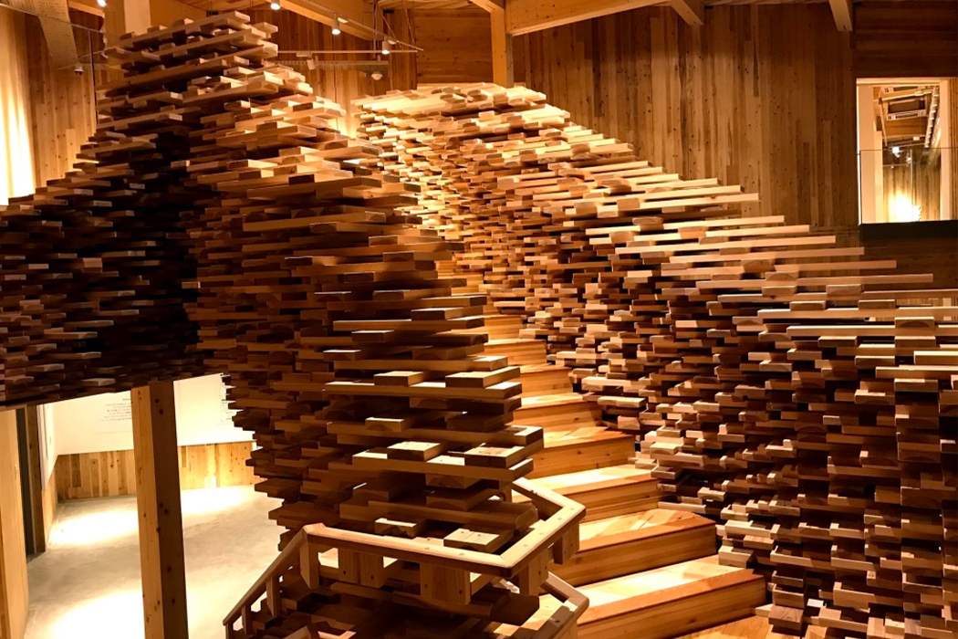 Wooden pavilion，Exhibition hall，transparent，