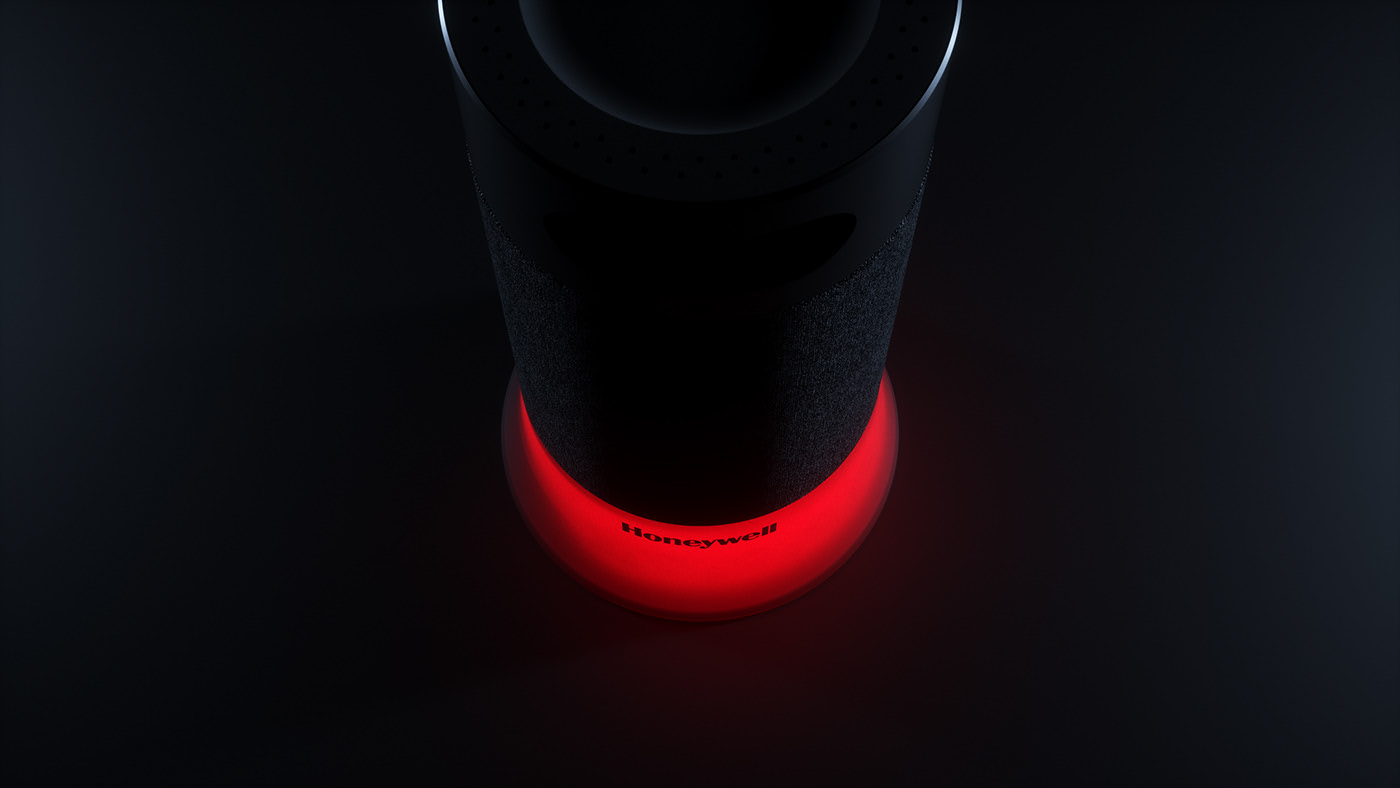 Honeywell，Smart home，camera，three-dimensional animation，