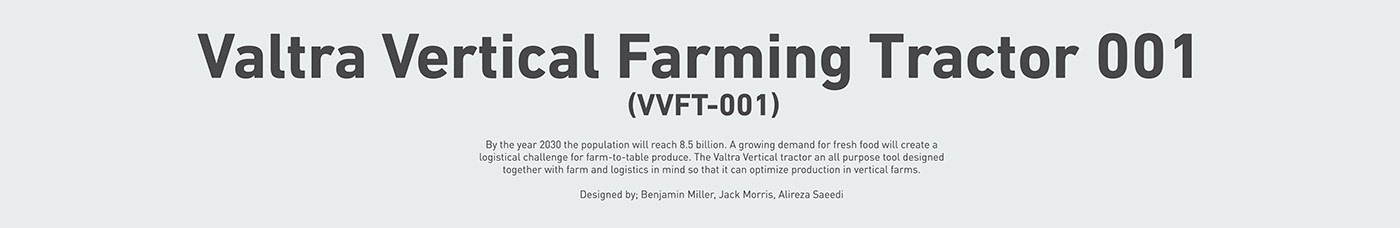 valtra，Vertical agricultural tractor，Design Competition - first place，