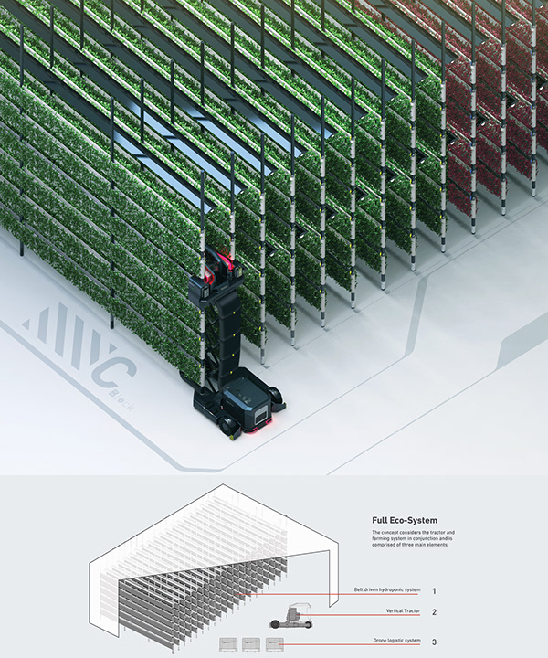 valtra，Vertical agricultural tractor，Design Competition - first place，