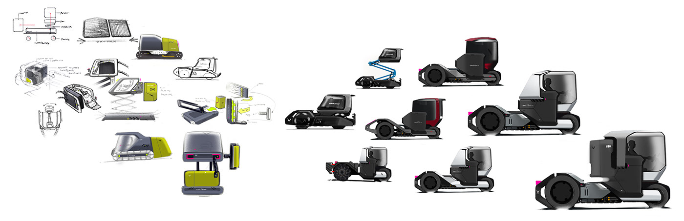 valtra，Vertical agricultural tractor，Design Competition - first place，