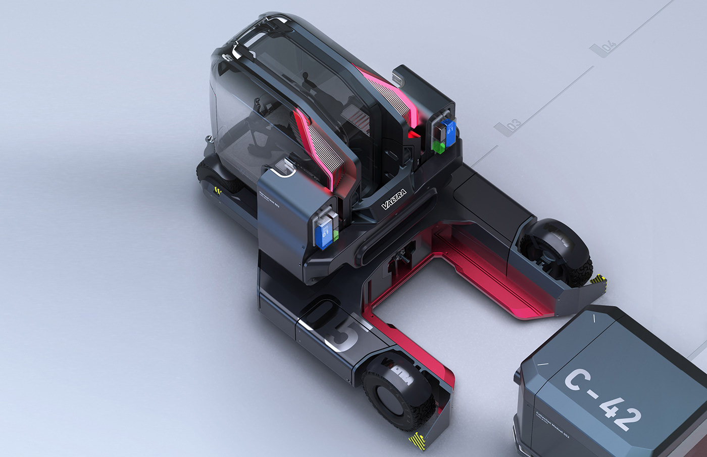 valtra，Vertical agricultural tractor，Design Competition - first place，