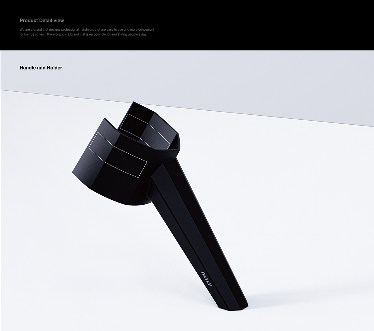 hair drier，Air duct，Hair Design ，modelling，