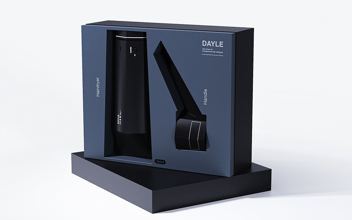hair drier，Air duct，Hair Design ，modelling，
