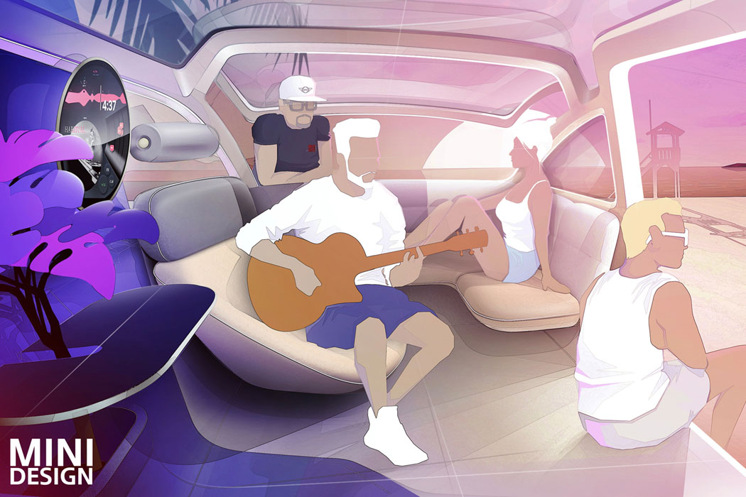 automobile，bmw，a living room，