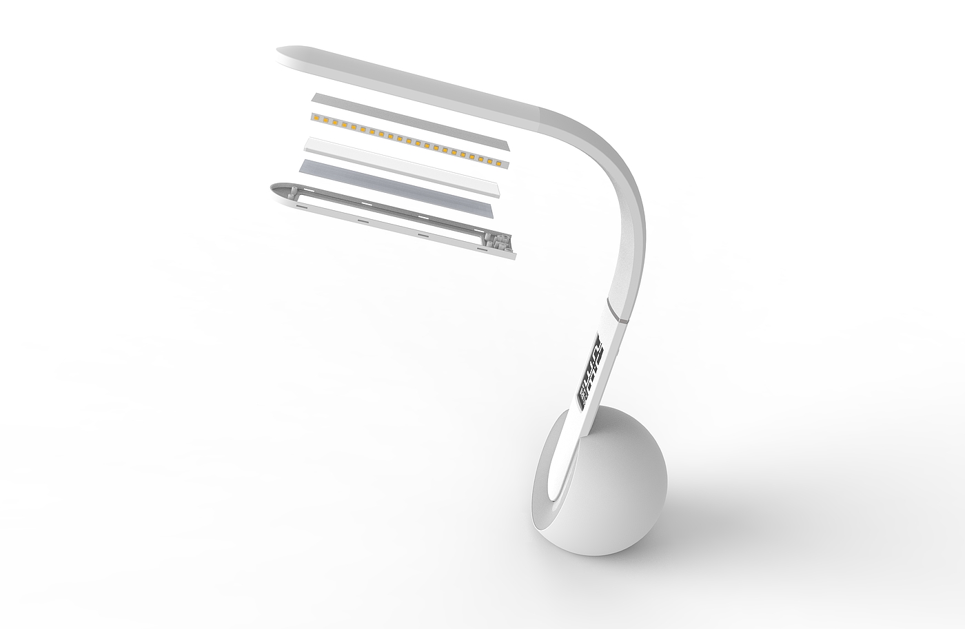 Charging reading desk lamp，