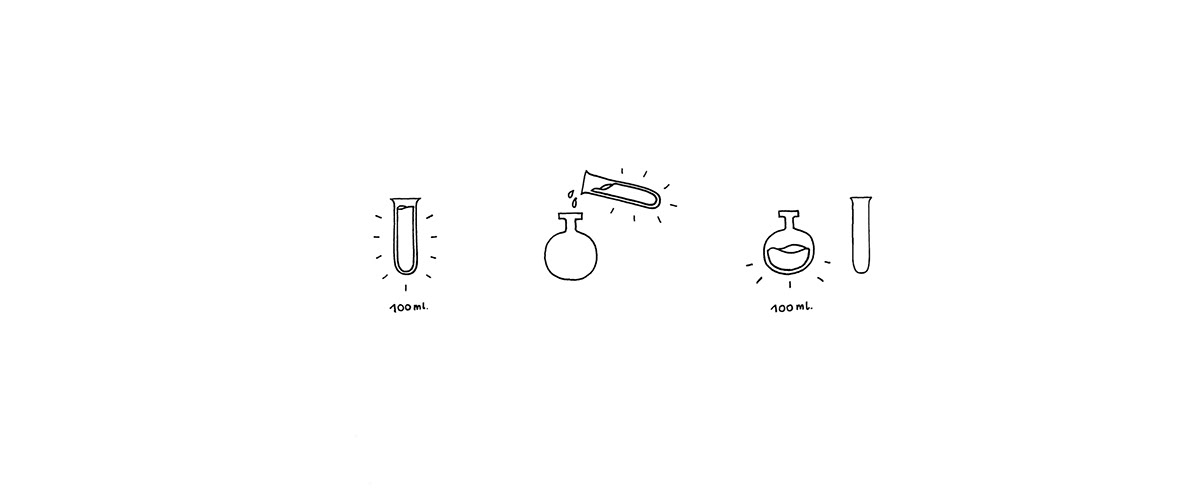 100ml，Lamp design，