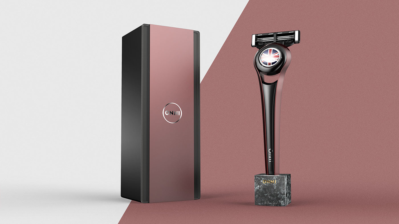 Men's care，Manual，razor，industrial design，