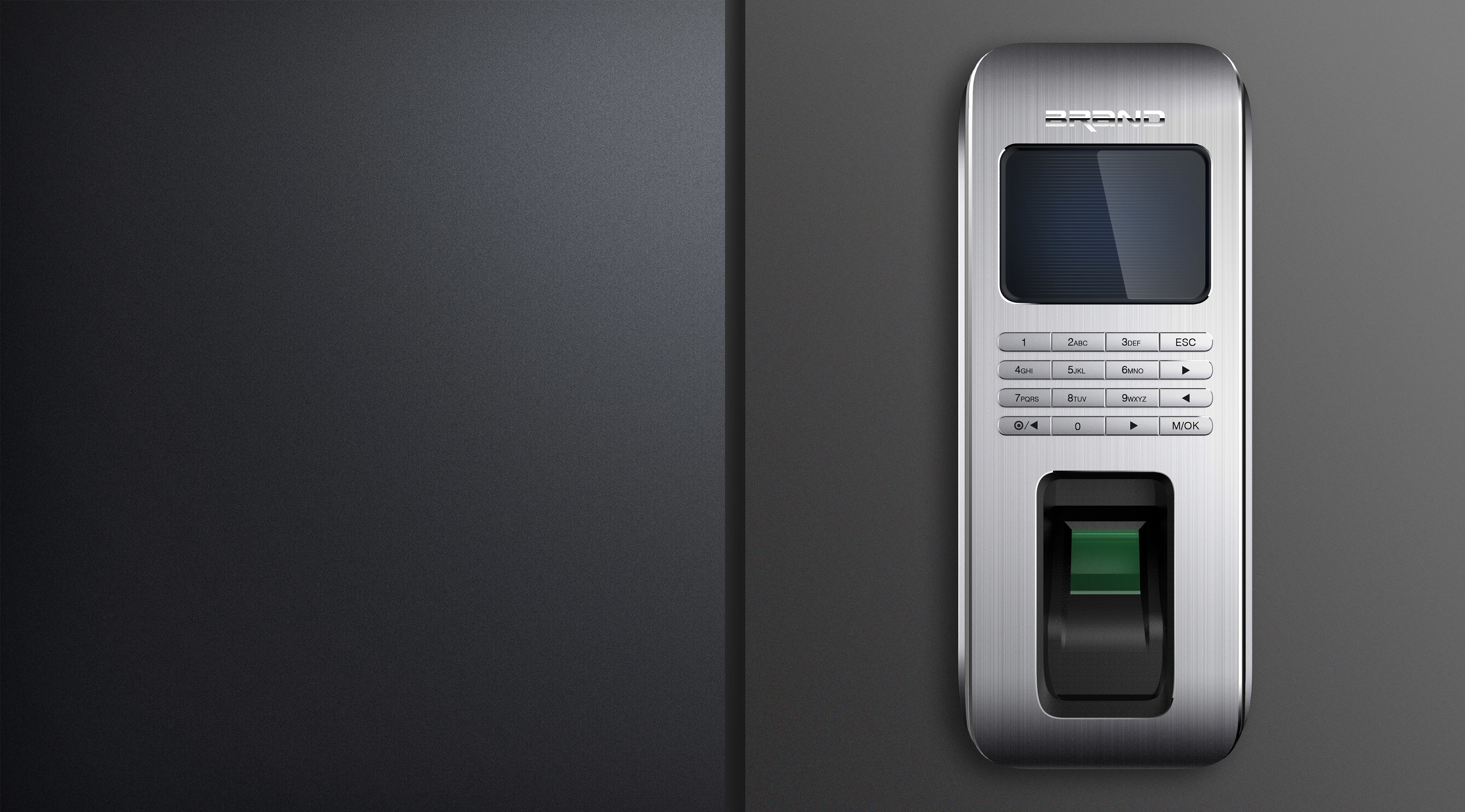 go off work，fingerprint identification，Attendance machine，Scrupulously abide by，Office Supplies，industrial design，