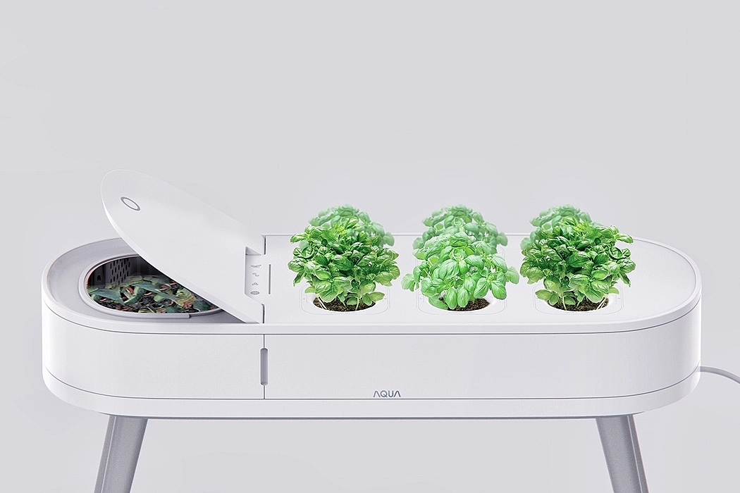 Micro composter，planter，Family gardening tools，industrial design，