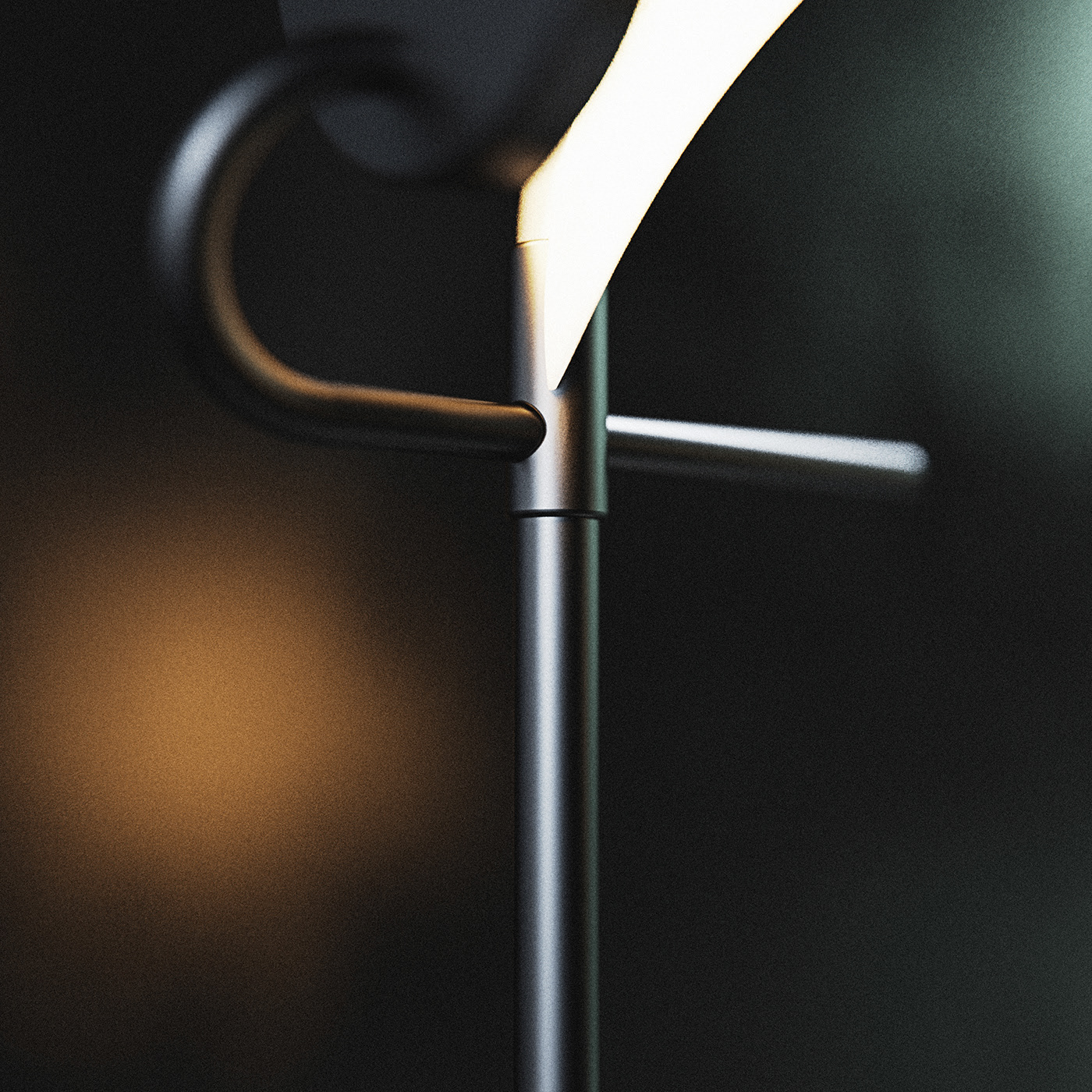 Floor lamp，Lunar lamp，Moonlight reflects sunlight，