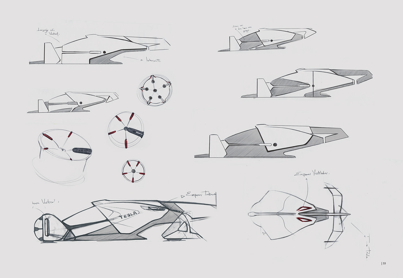 TESLA T1，challenge round，Personal sketch，