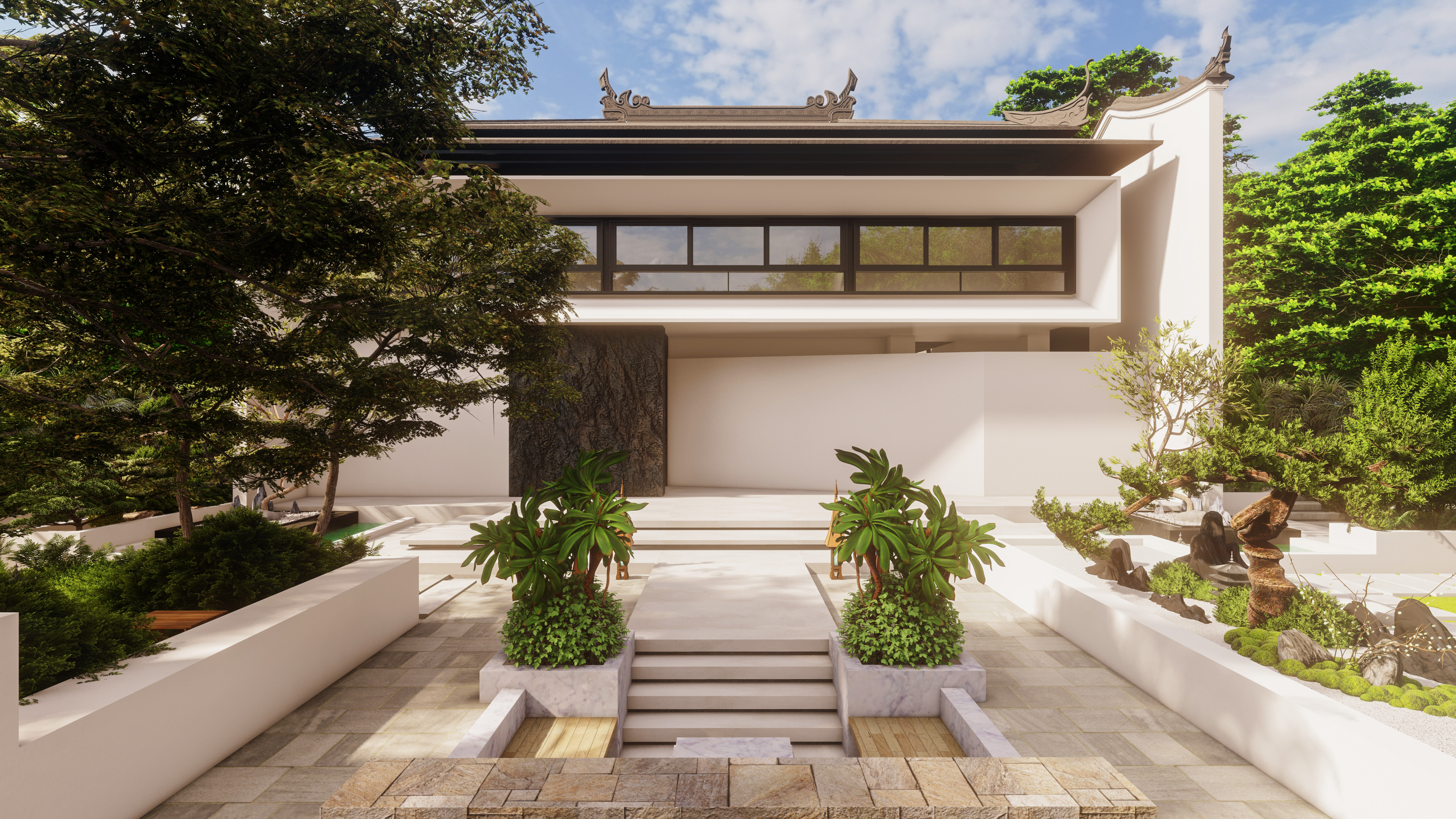 Architecture，Interior design，Landscape design，Architectural animation，The construction effect chart，