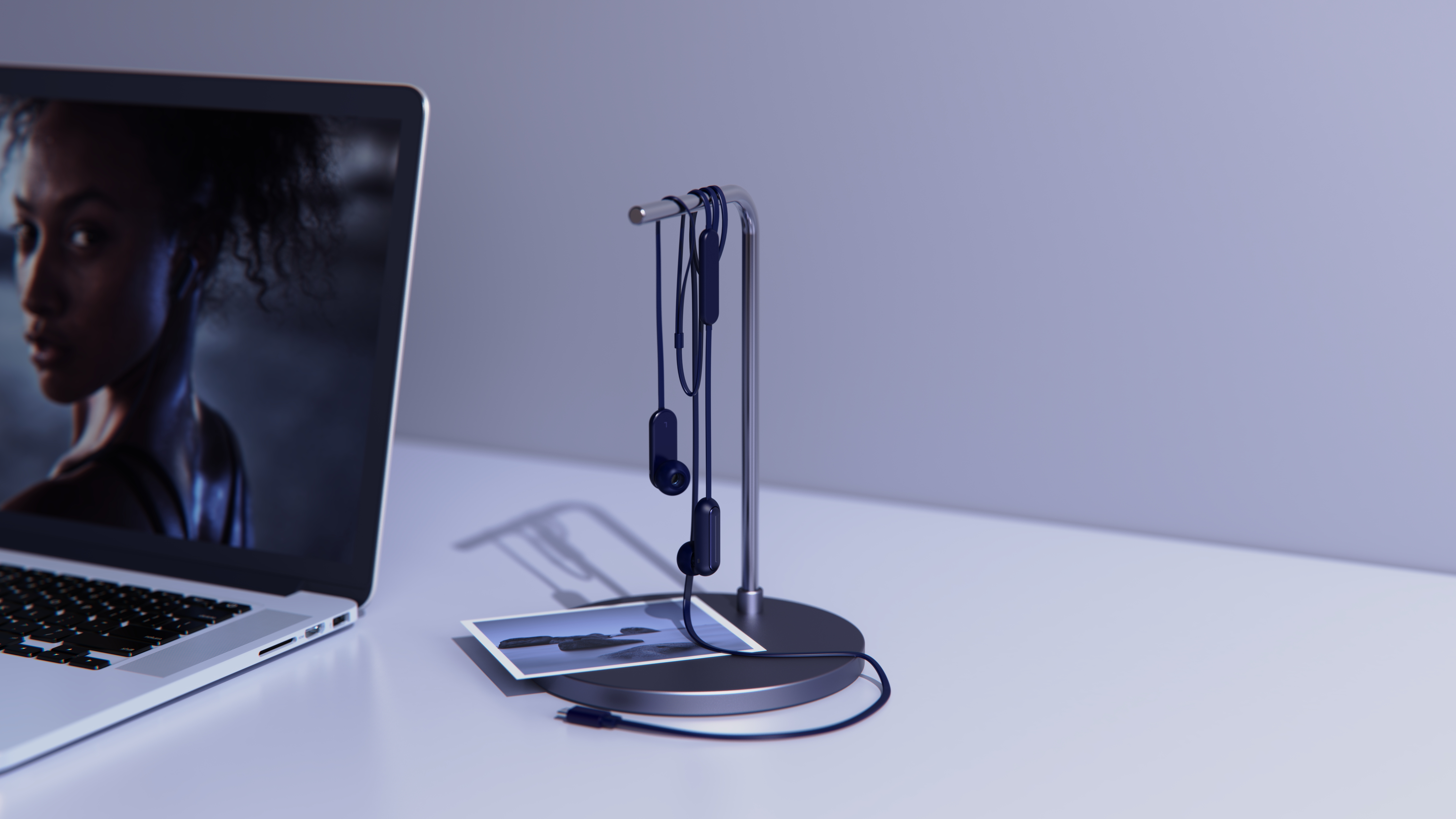 product design，industrial design，sample reels，Keyshot rendering，headset，