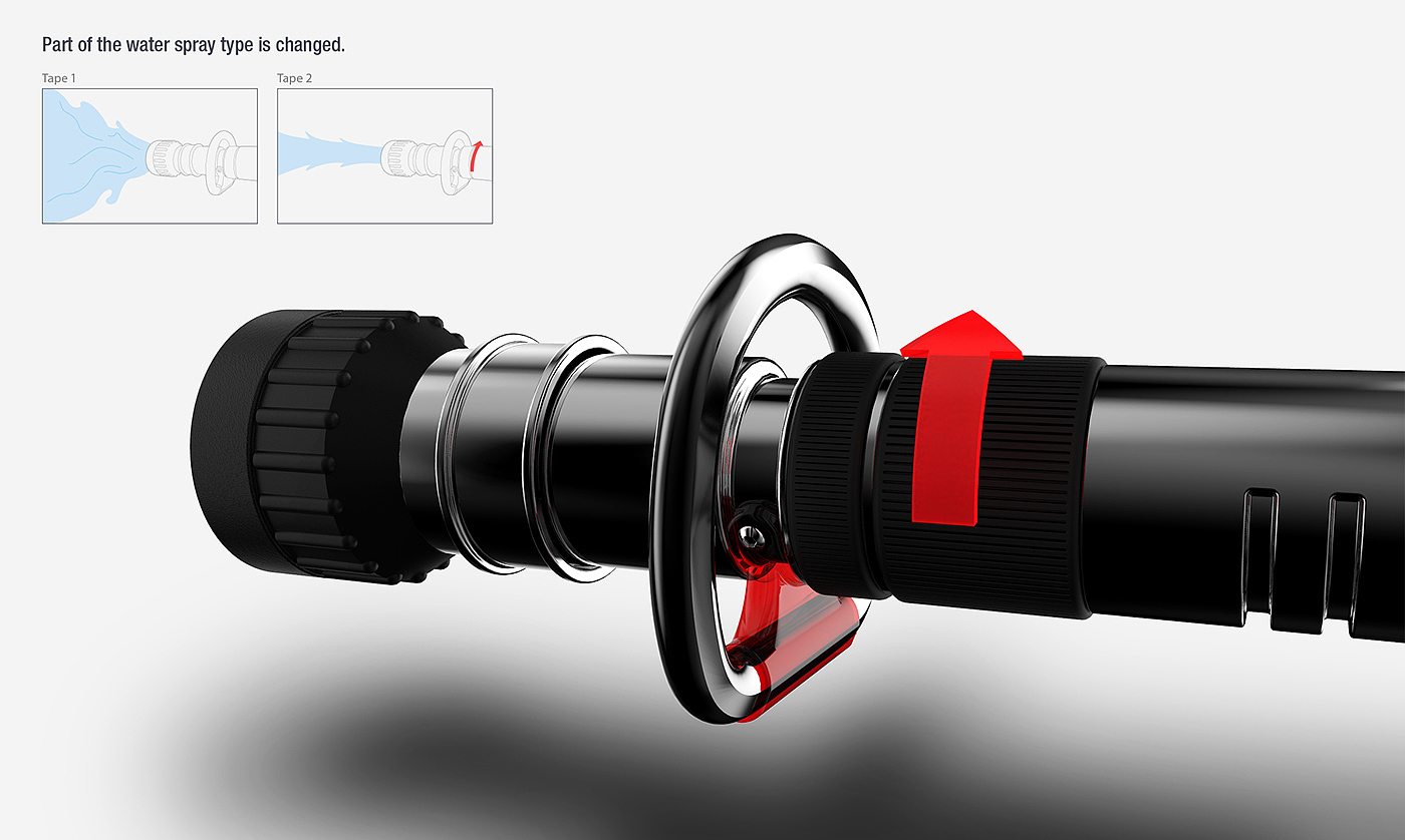 喷水管，工业设计，产品设计，