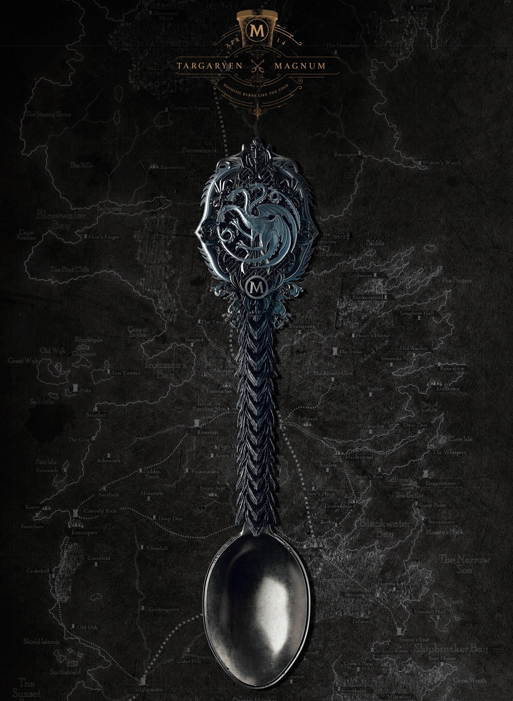 Game of Thrones，Keepsake，soup spoon，