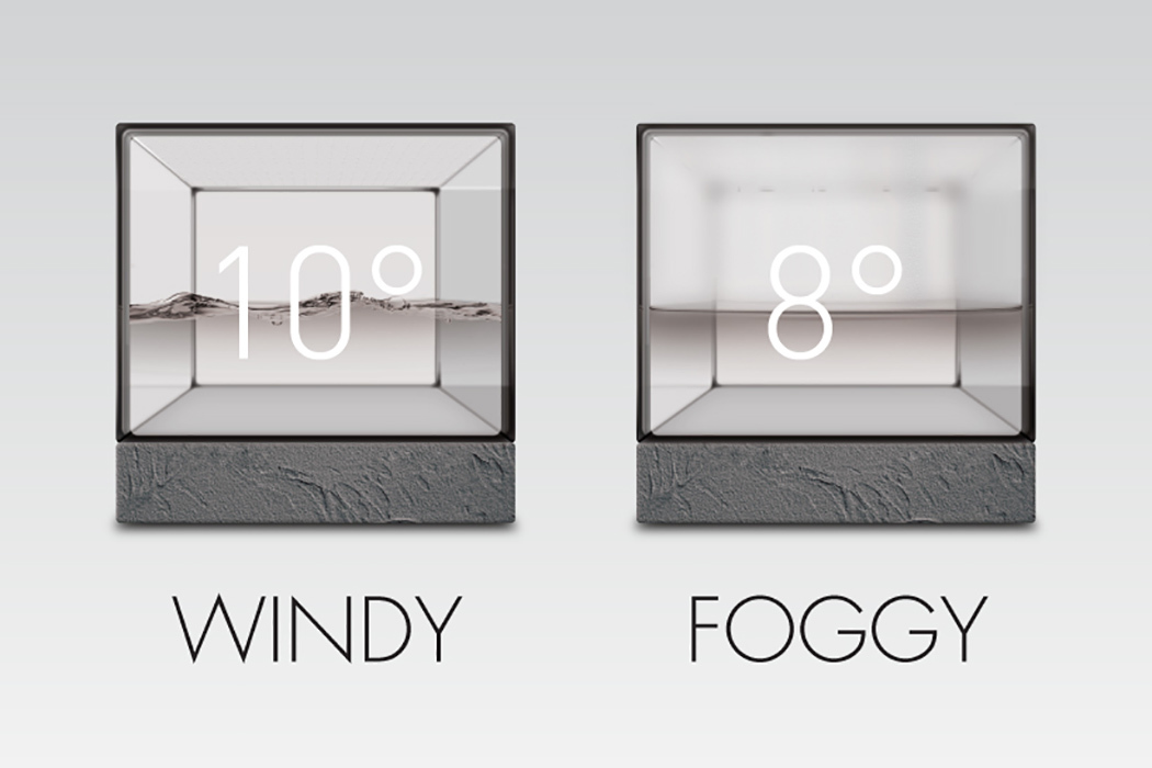 weather forecast，Weather water cube，originality，conceptual design，