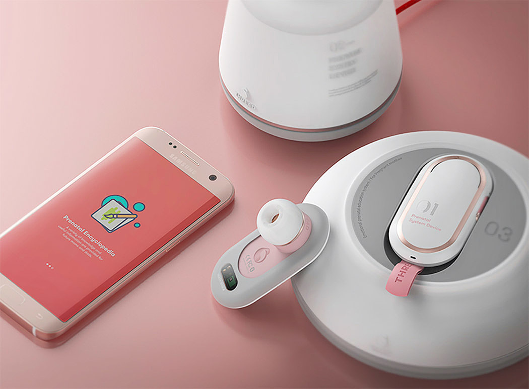 Intelligent device，Fetal movement test，Heart rate test，fetus，Monitor，