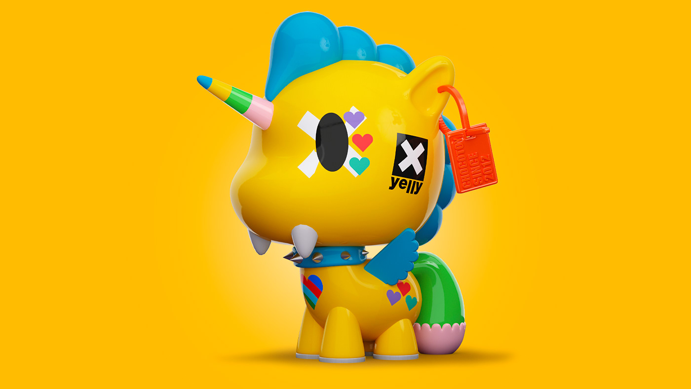 unicorn，Artwork，Toys，Vinyl toys，