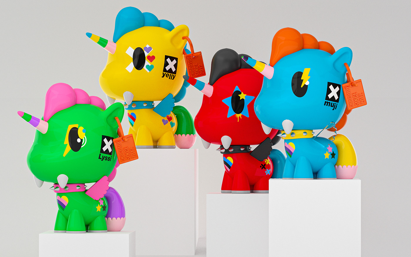 unicorn，Artwork，Toys，Vinyl toys，