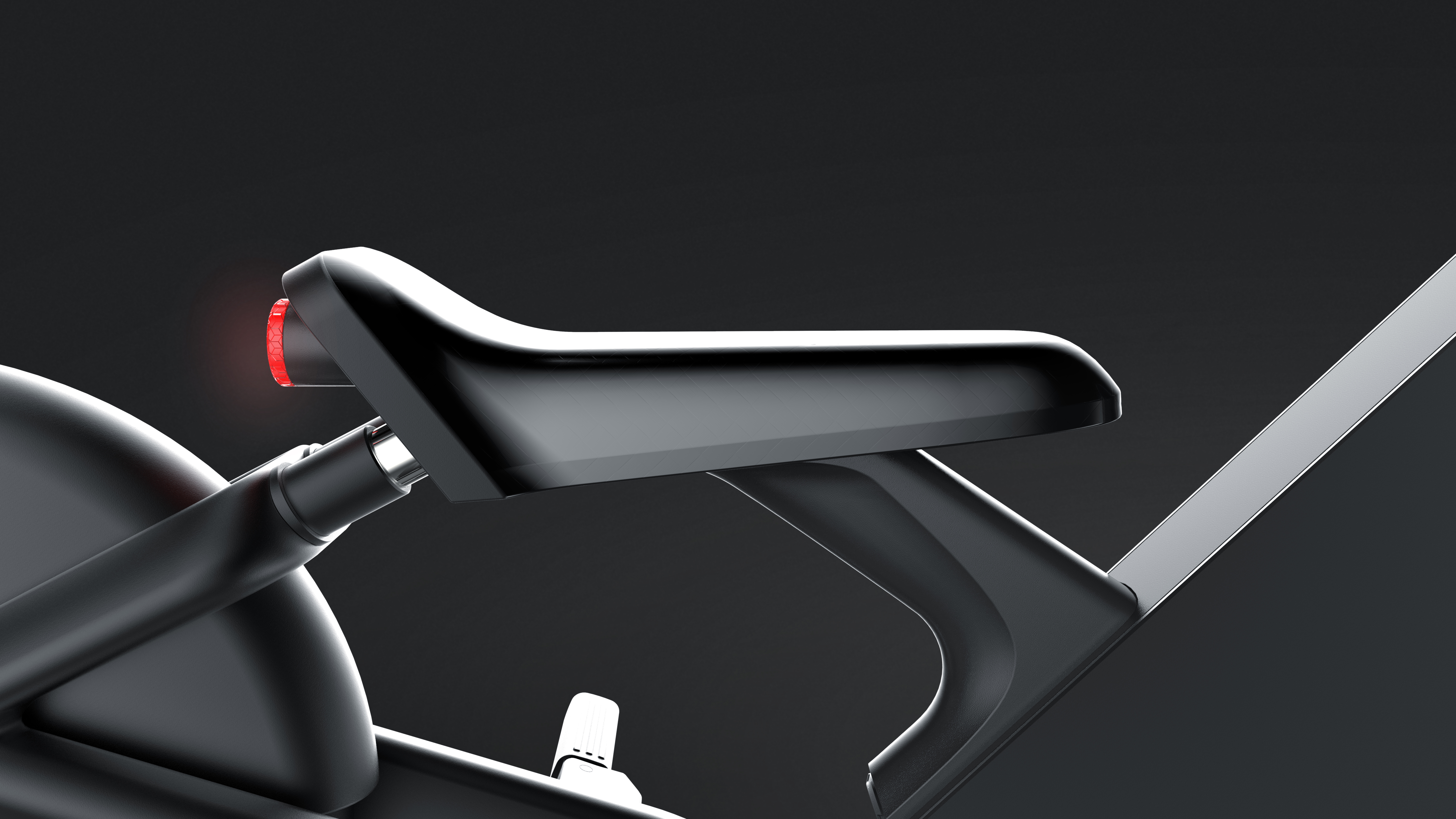 Flat, concise and black，