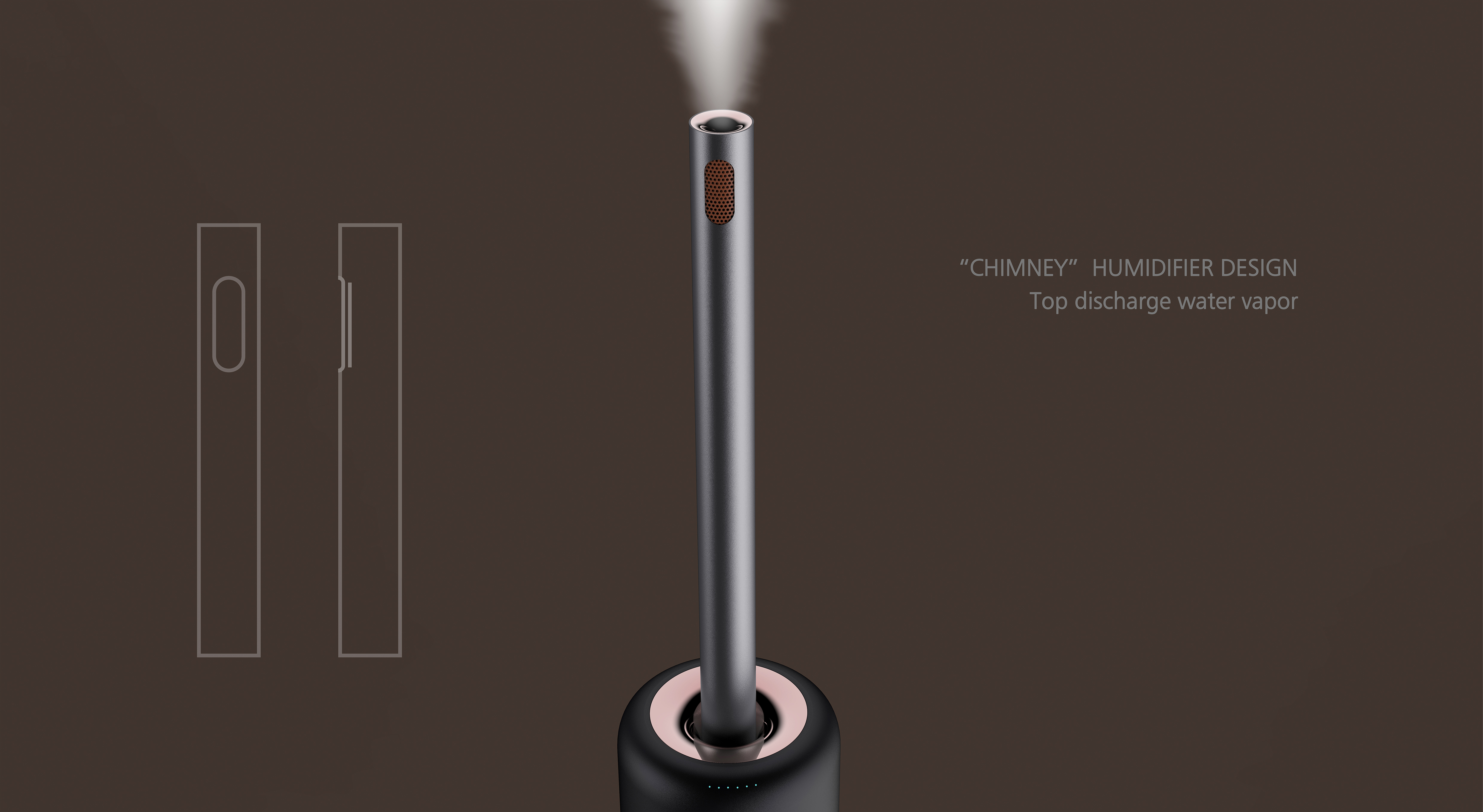 Spade design，Aromatherapy humidifier，