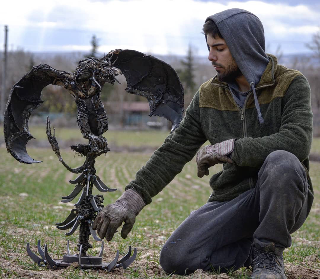horse，Metal，Sculpture，welding，