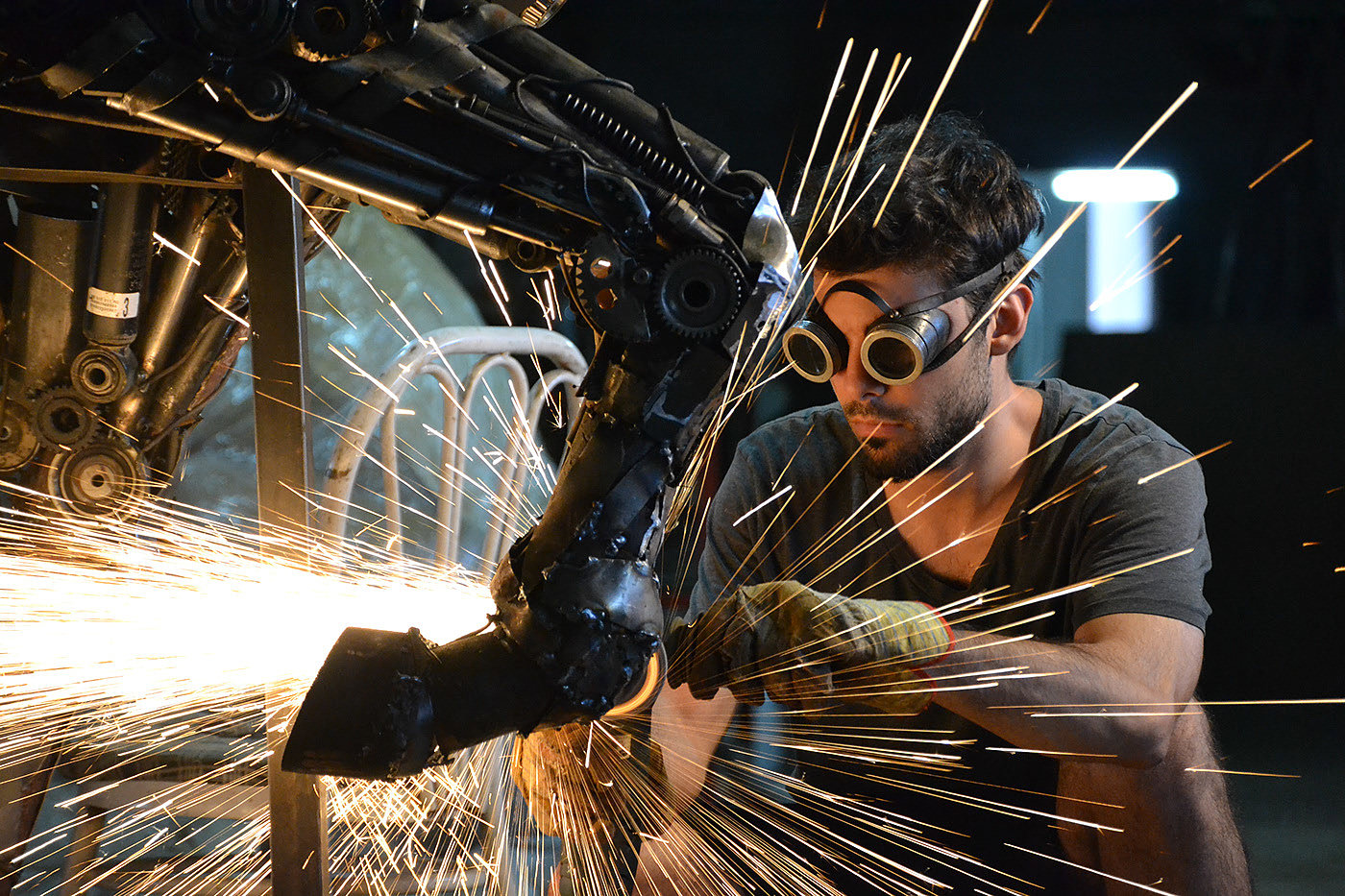 horse，Metal，Sculpture，welding，
