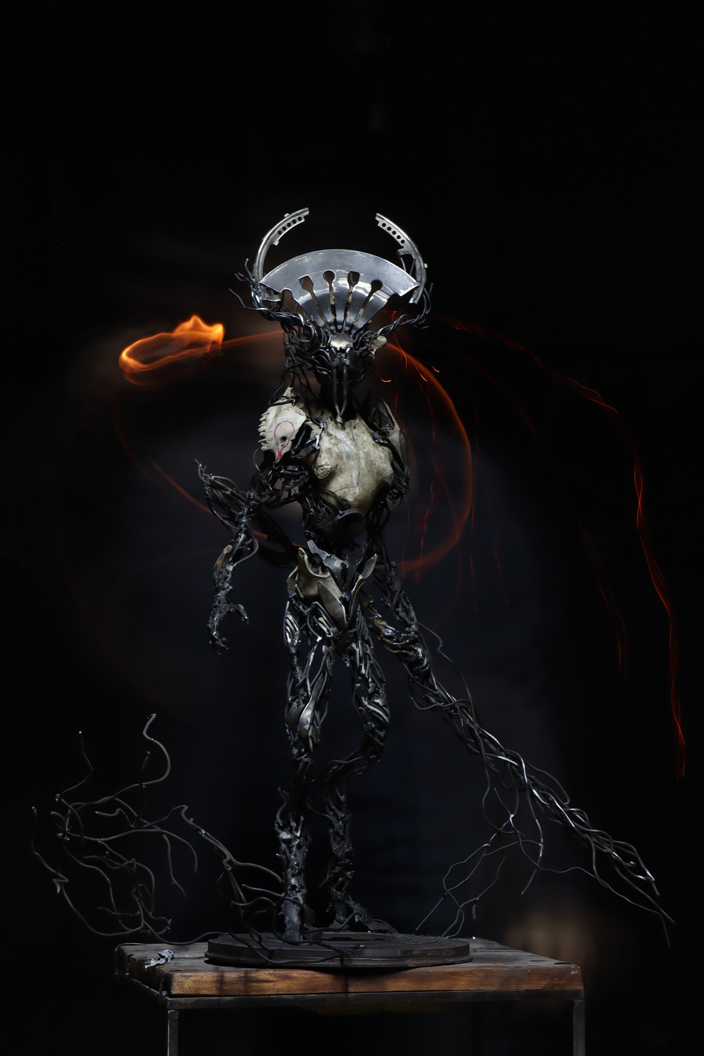 Metal，Metal sculpture，welding，modelling，