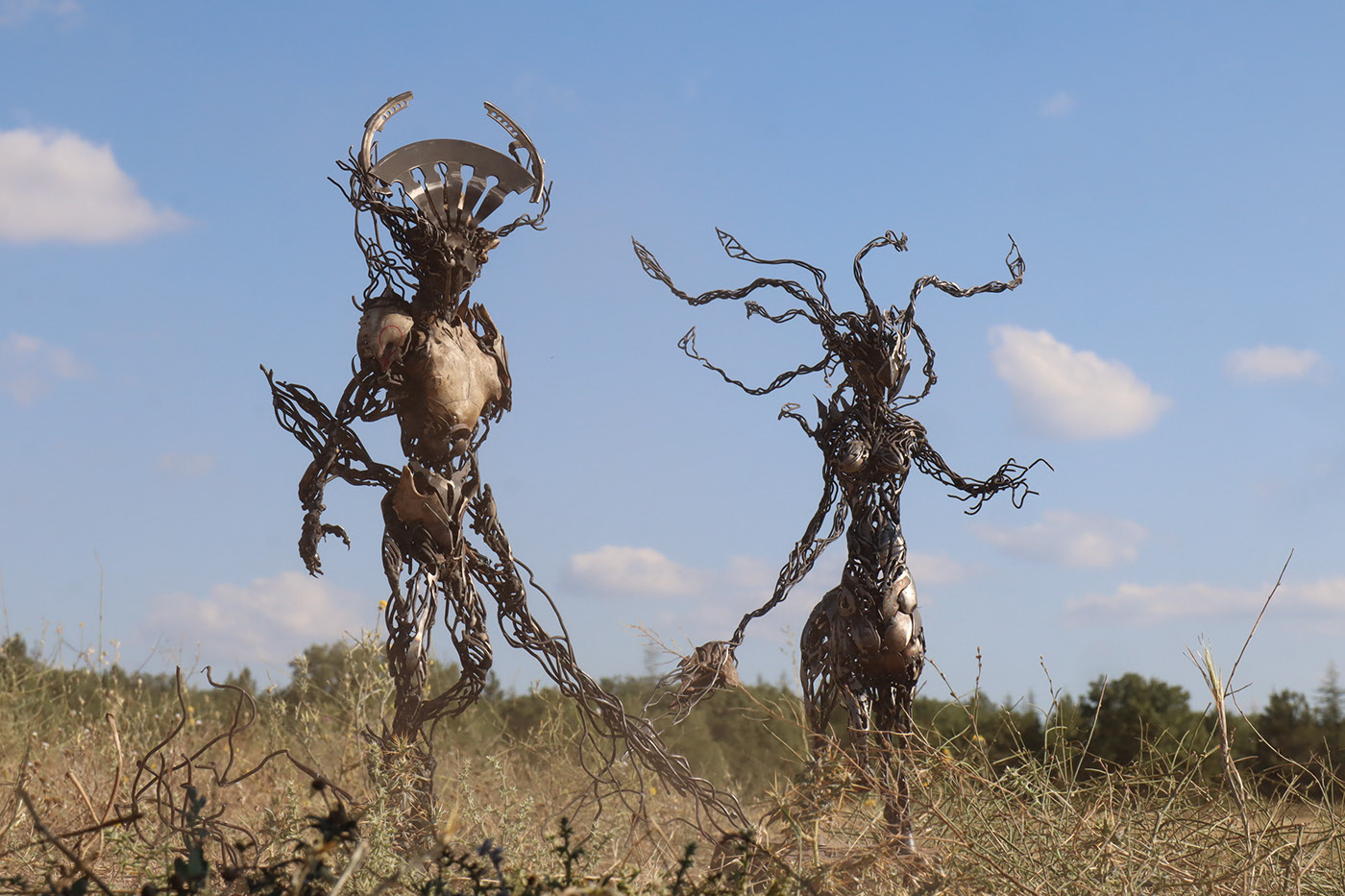 Metal，Metal sculpture，welding，modelling，