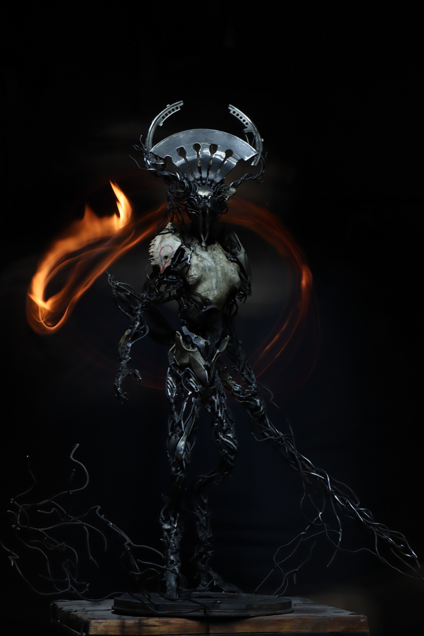 Metal，Metal sculpture，welding，modelling，