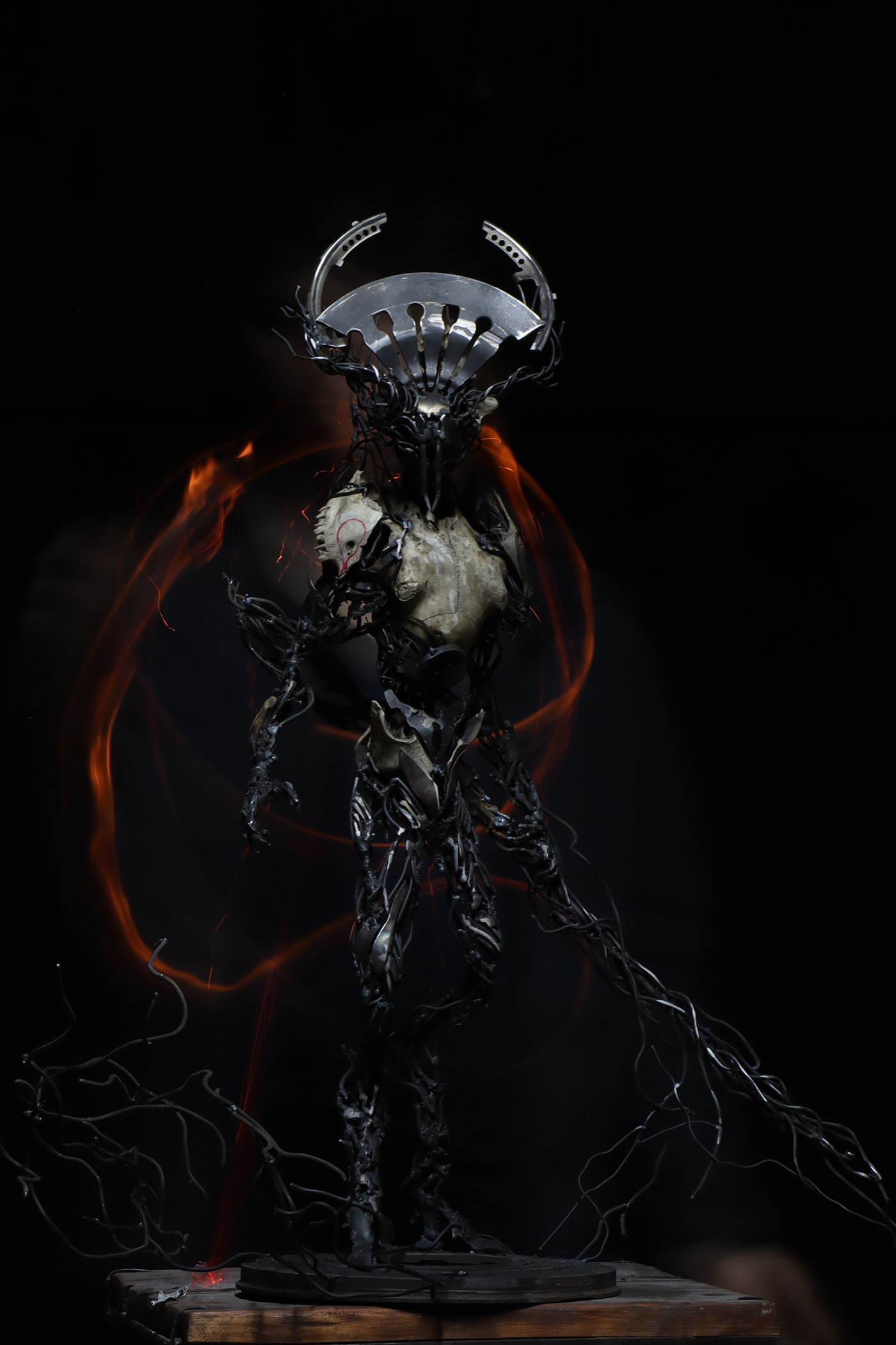 Metal，Metal sculpture，welding，modelling，