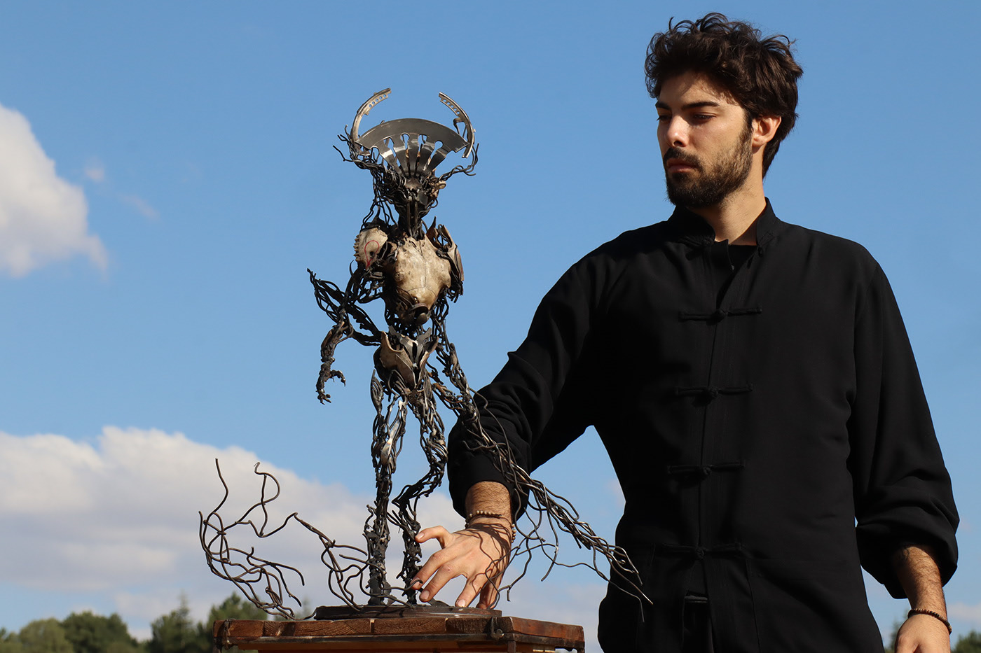 Metal，Metal sculpture，welding，modelling，