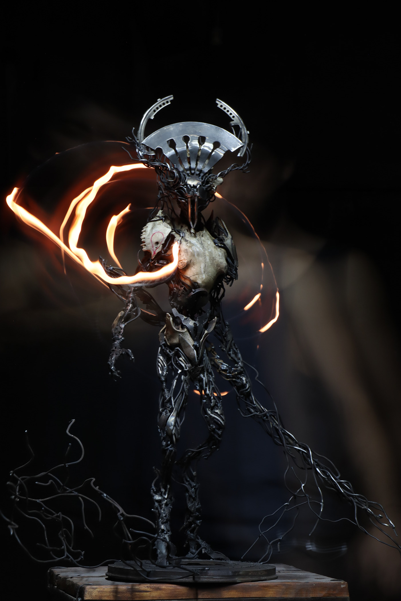 Metal，Metal sculpture，welding，modelling，