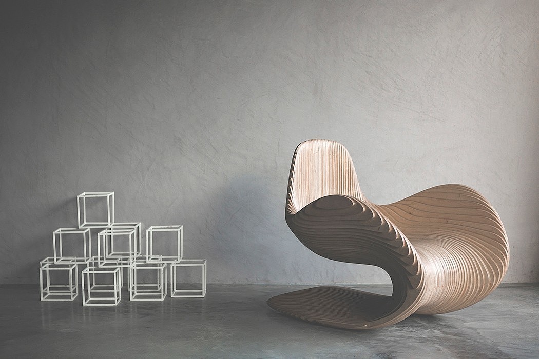 桦木，椅子，家具，联想，特别，曲线型，华丽，