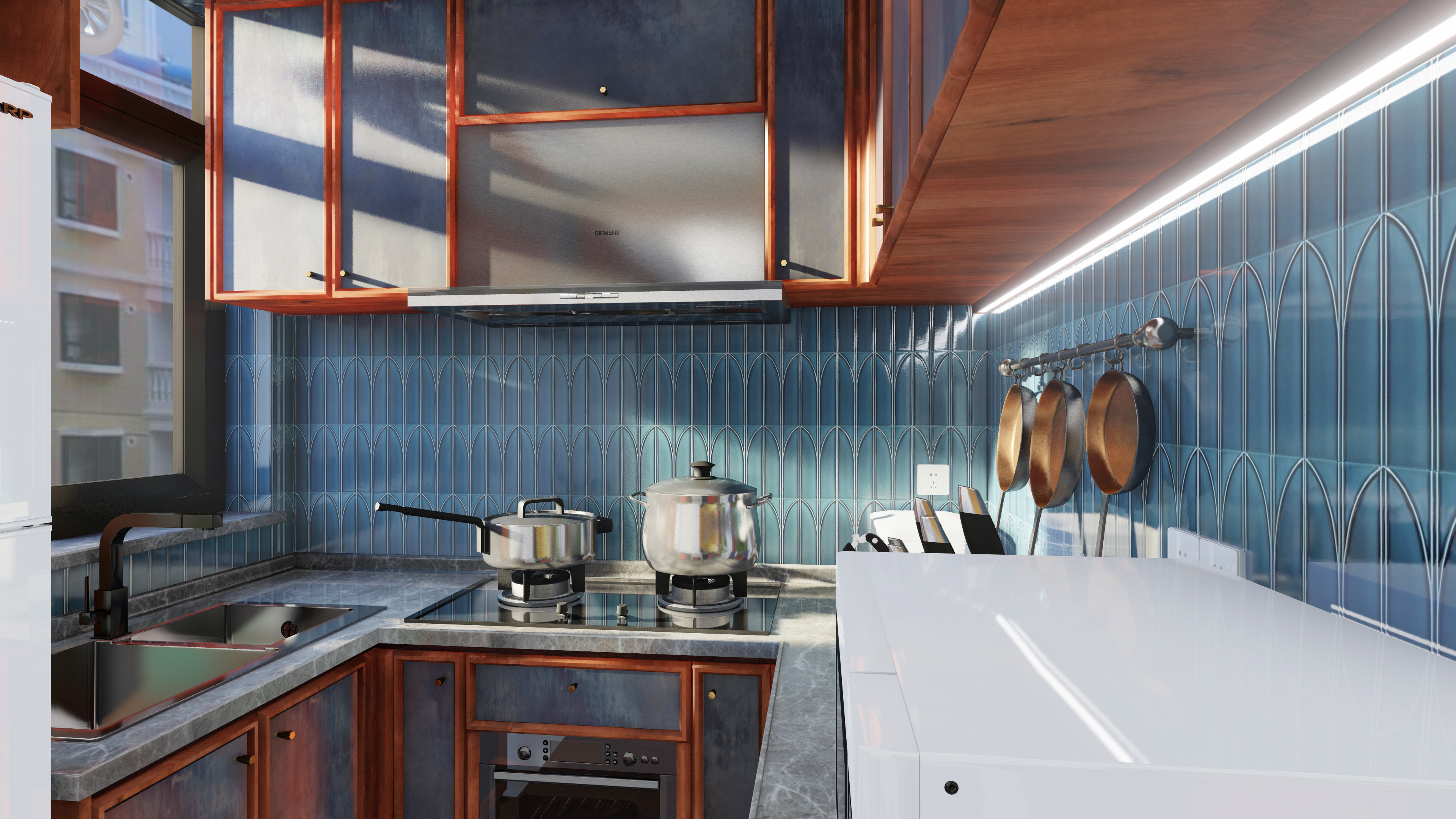 furniture design ，Interior design，New Chinese style，Lingnan style，Solid wood furniture，Soft decoration design，Space animation，