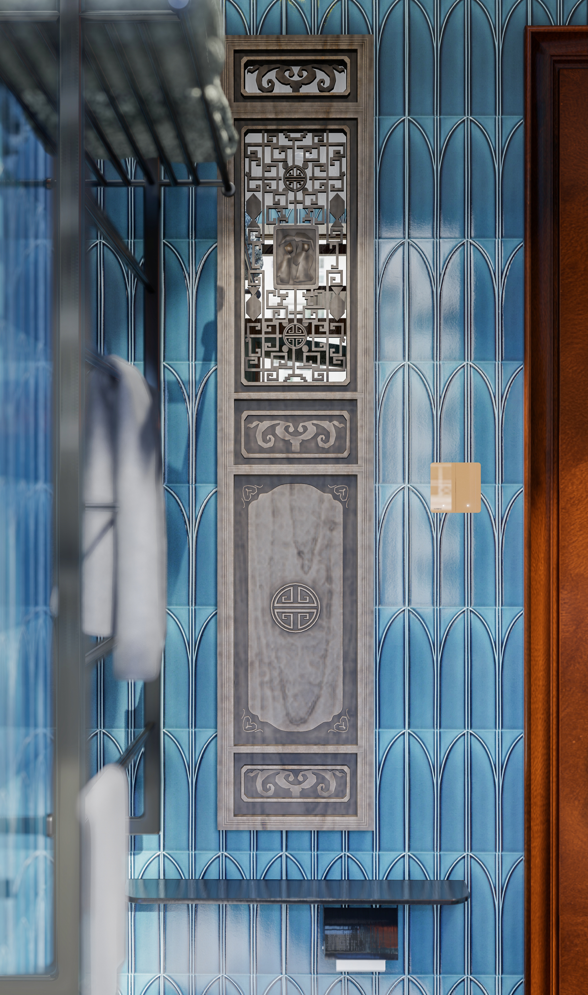 furniture design ，Interior design，New Chinese style，Lingnan style，Solid wood furniture，Soft decoration design，Space animation，