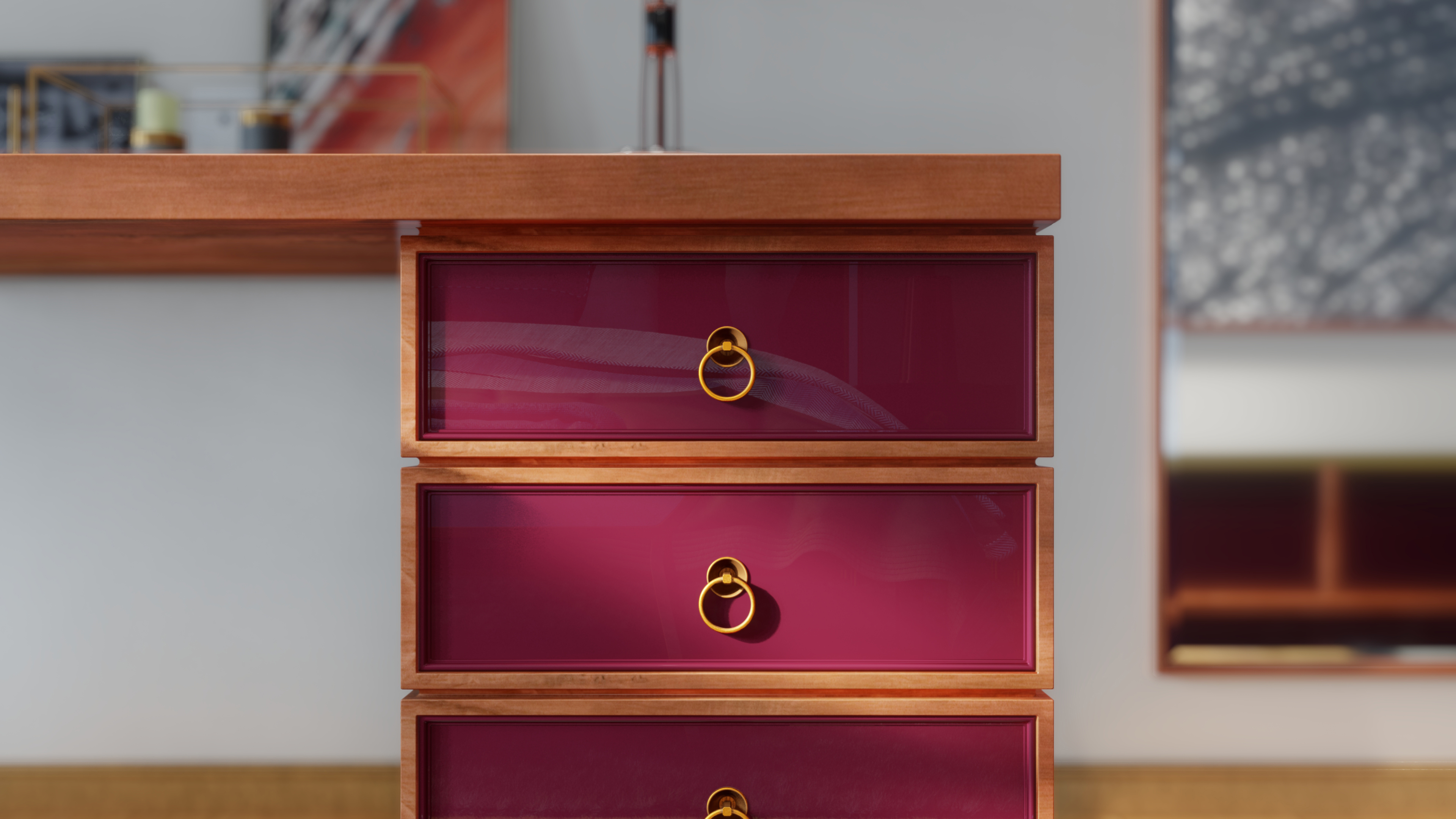 furniture design ，Interior design，New Chinese style，Lingnan style，Solid wood furniture，Soft decoration design，Space animation，