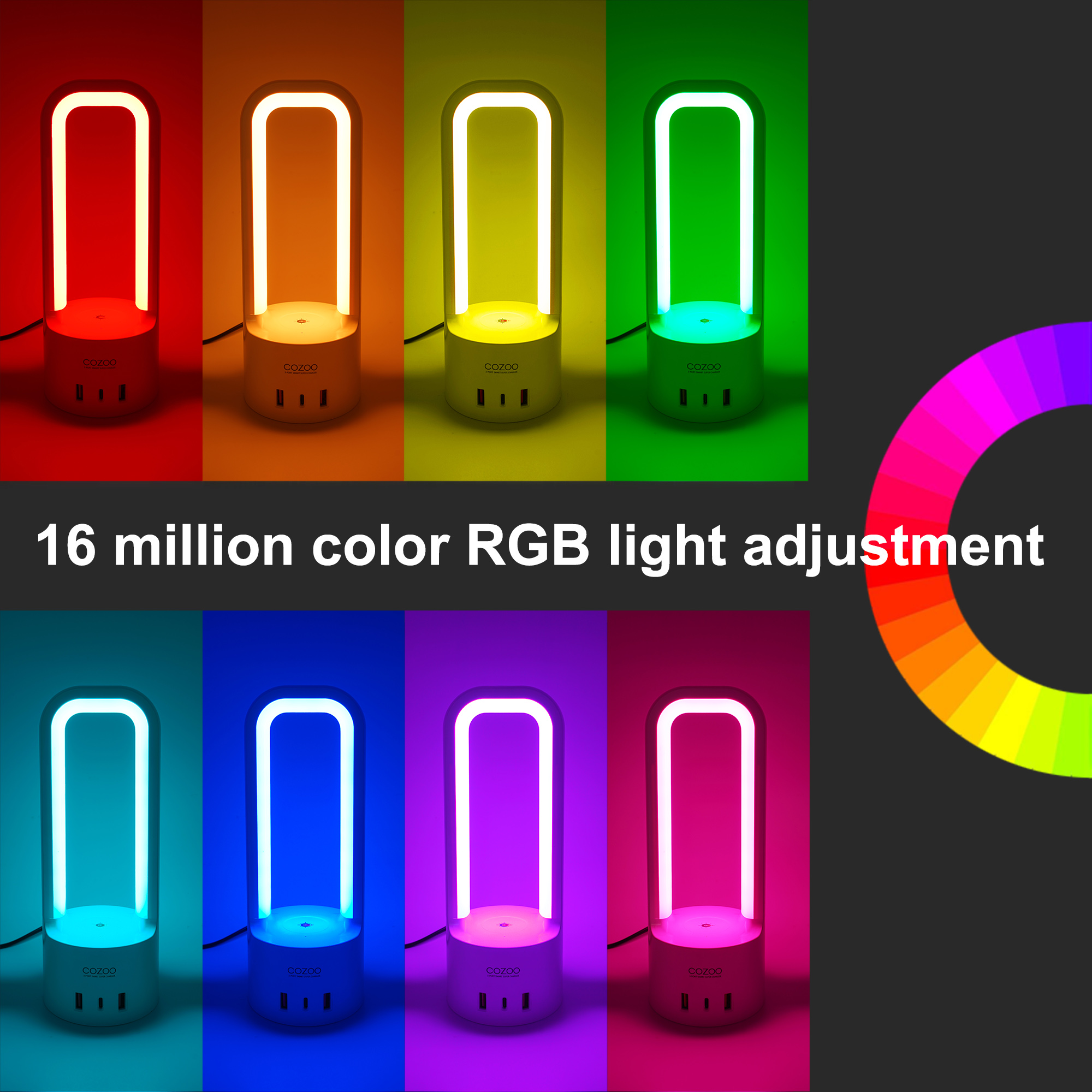 Night light，Desk lamp，Atmosphere lamp，Intelligent lamp，