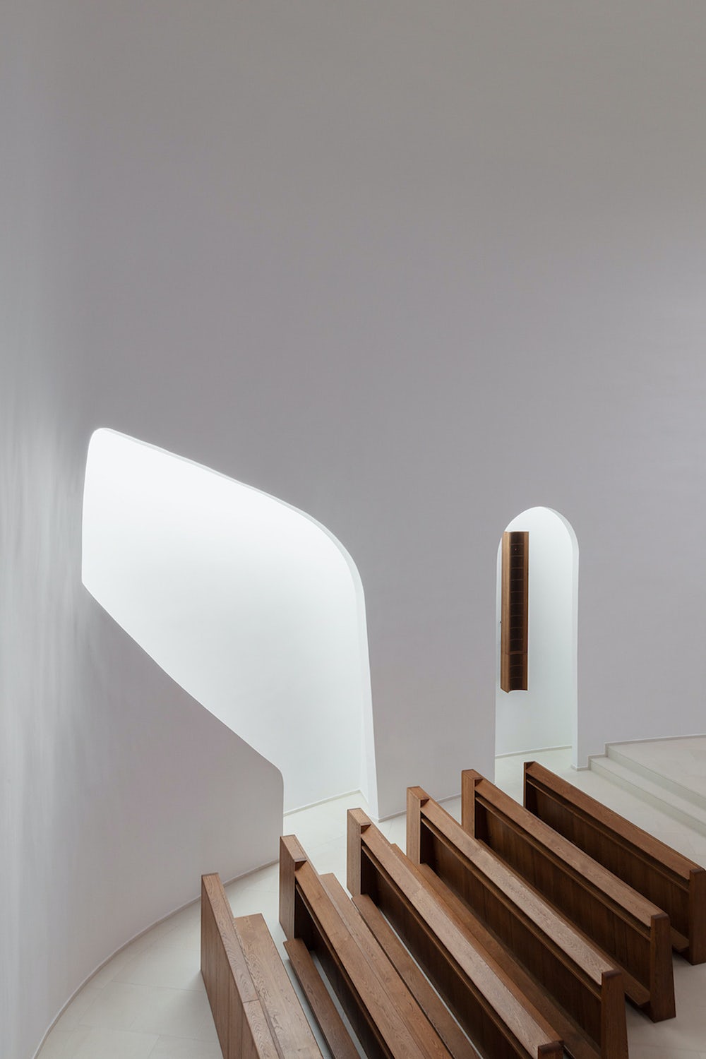 Religion，church，Architectural design，modern，Simplicity，St. John Paul II Church，