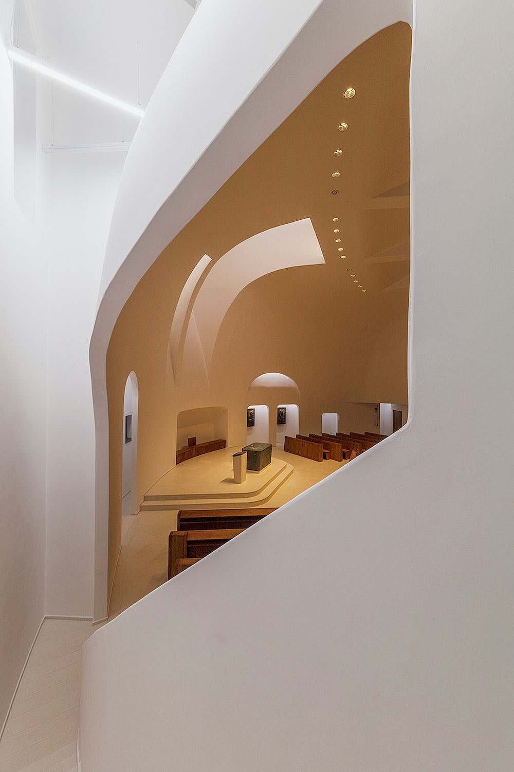 Religion，church，Architectural design，modern，Simplicity，St. John Paul II Church，